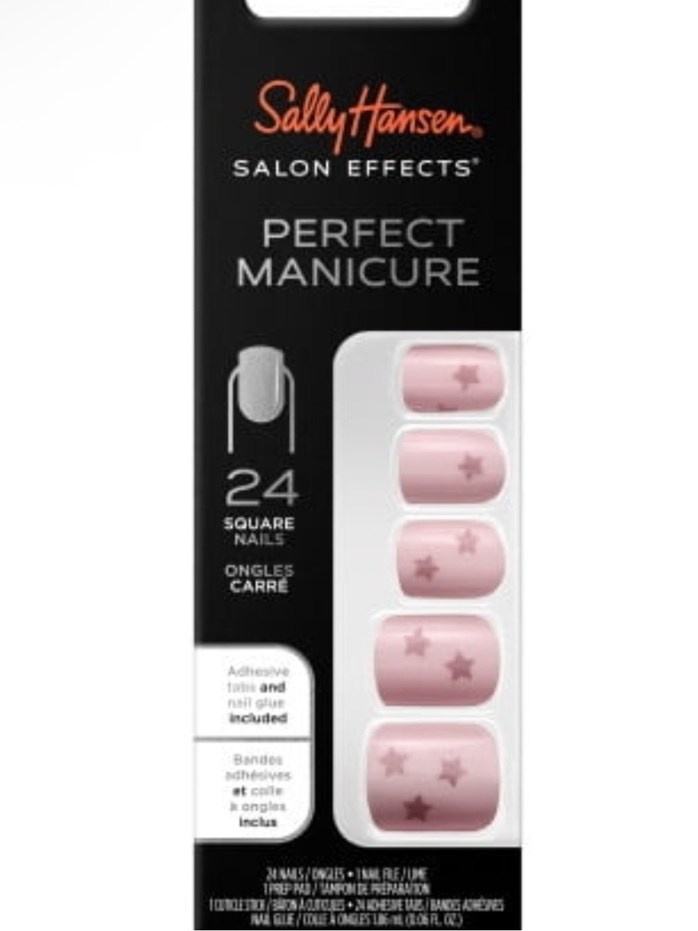 Sally Hansen Perfect Manicure Pink Star Press-On Nails